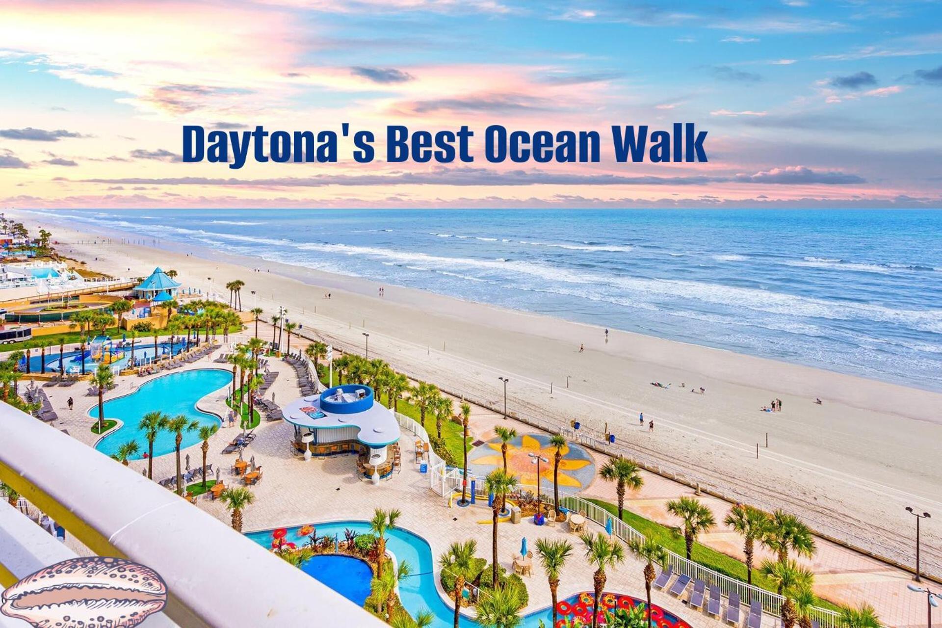 6Th Floor 1 Bedroom Direct Oceanfront Condo Wyndham Ocean Walk - Daytona Funland 606 دايتونا بيتش المظهر الخارجي الصورة